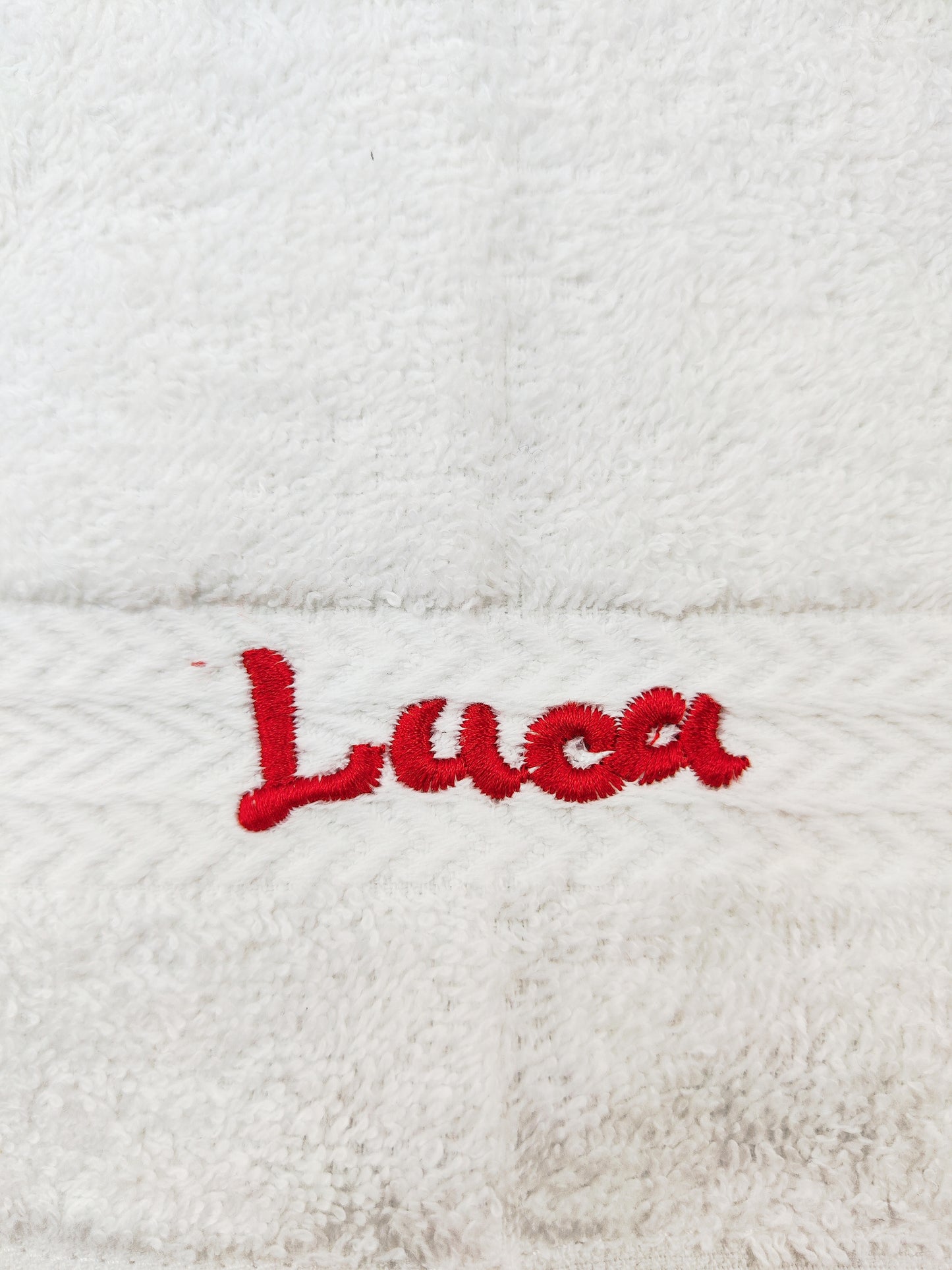 ASCIUGAMANI PERSONALIZZATI NOME 30x30 cm