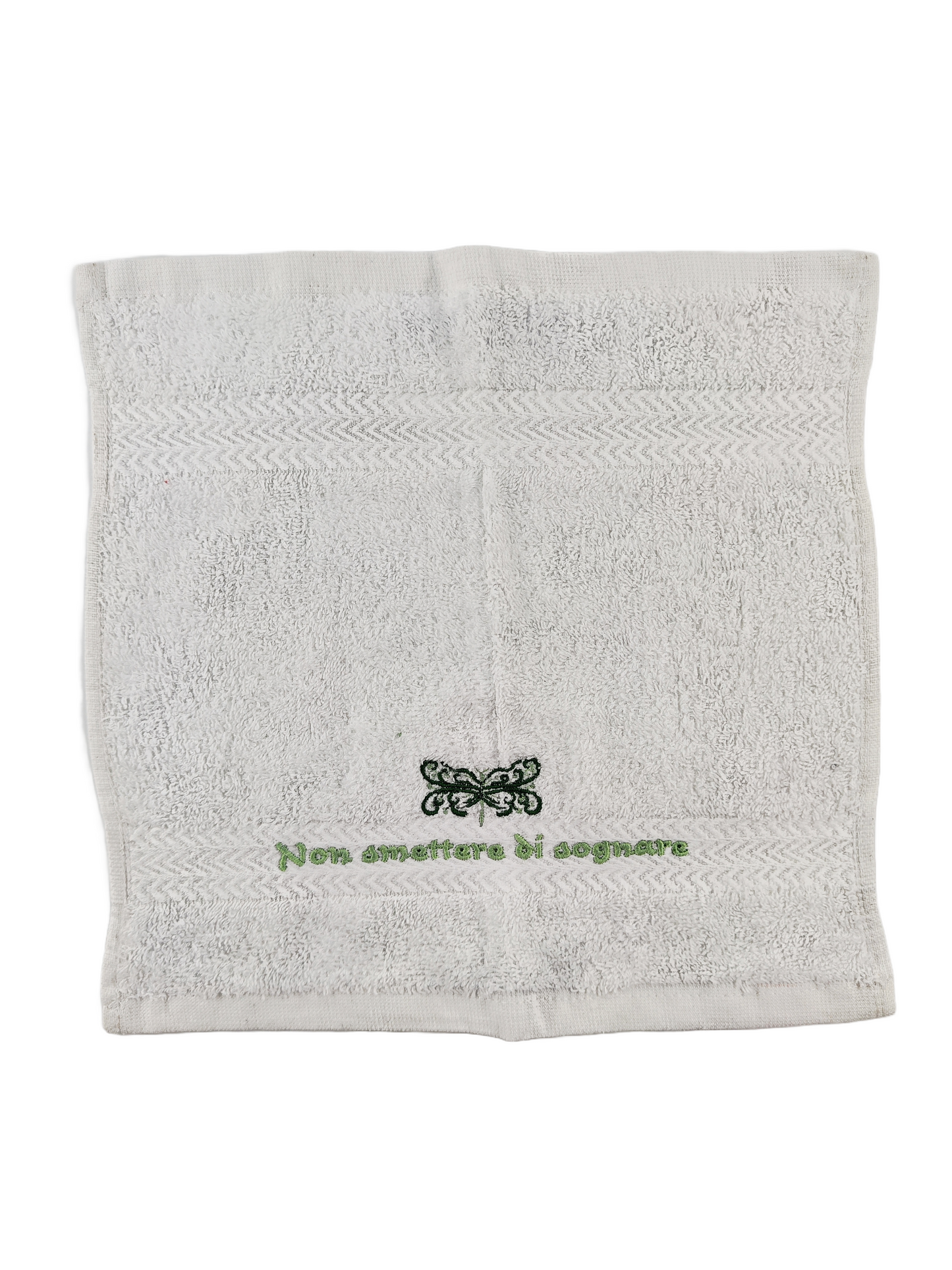 ASCIUGAMANI PERSONALIZZATI FRASE 30x30 cm