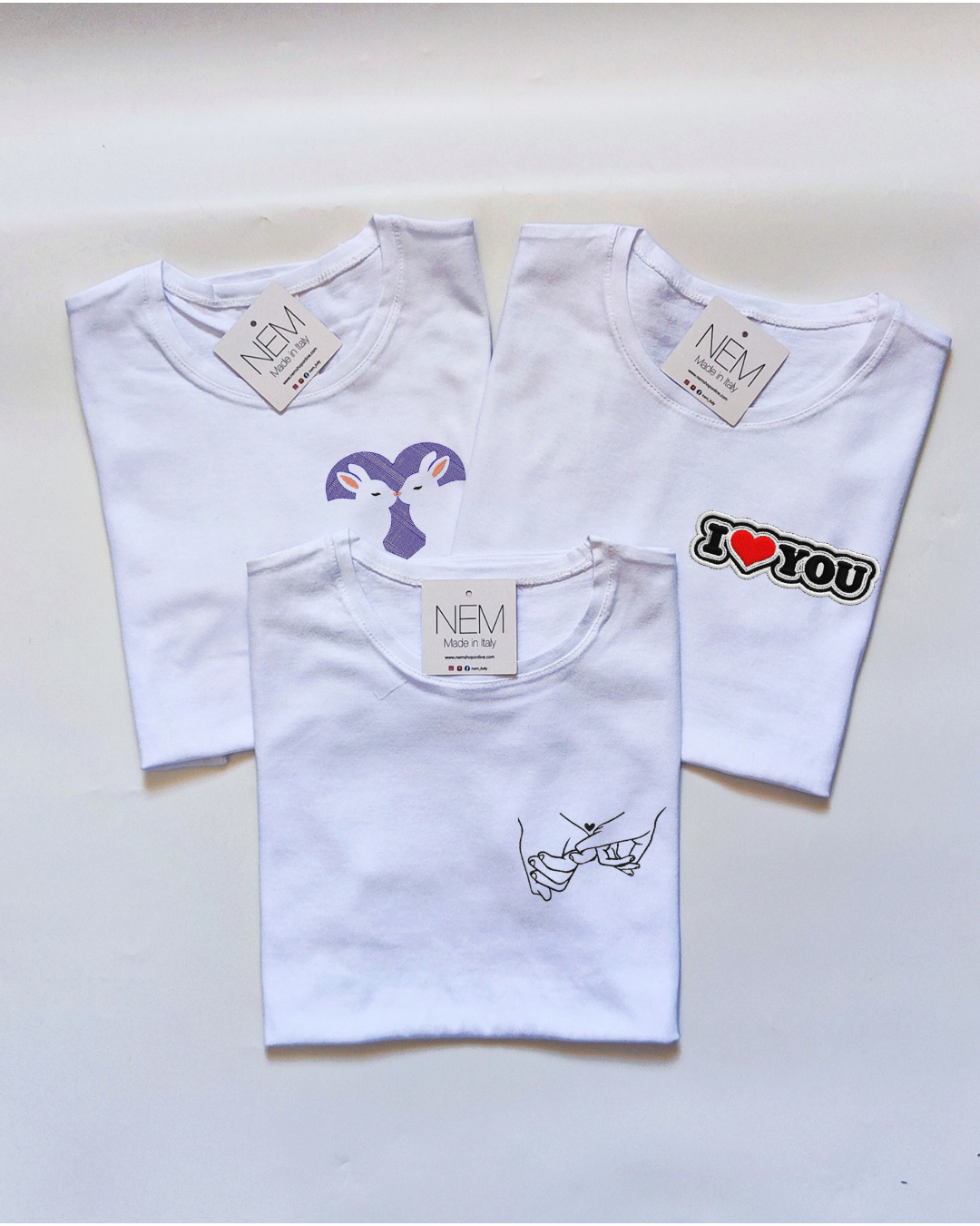 T-SHIRT RICAMO SAN VALENTINO