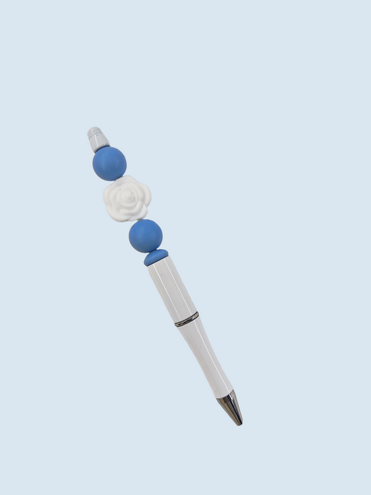 PENNA DECORAZIONI BLU E BIANCHE