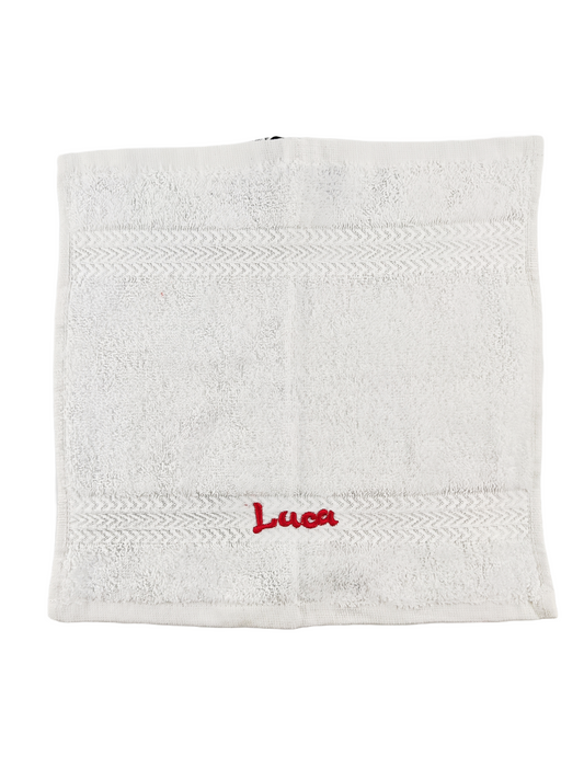ASCIUGAMANI PERSONALIZZATI NOME 30x30 cm