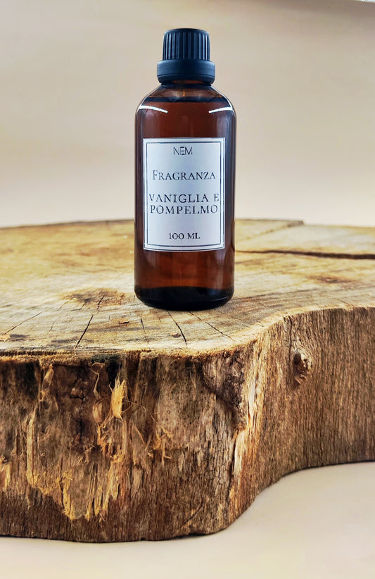 RICARICHE PER DIFFUSORE VANIGLIA E POMPELMO - PROFUMAZIONI PREGIATE PER AMBIENTI 100ML