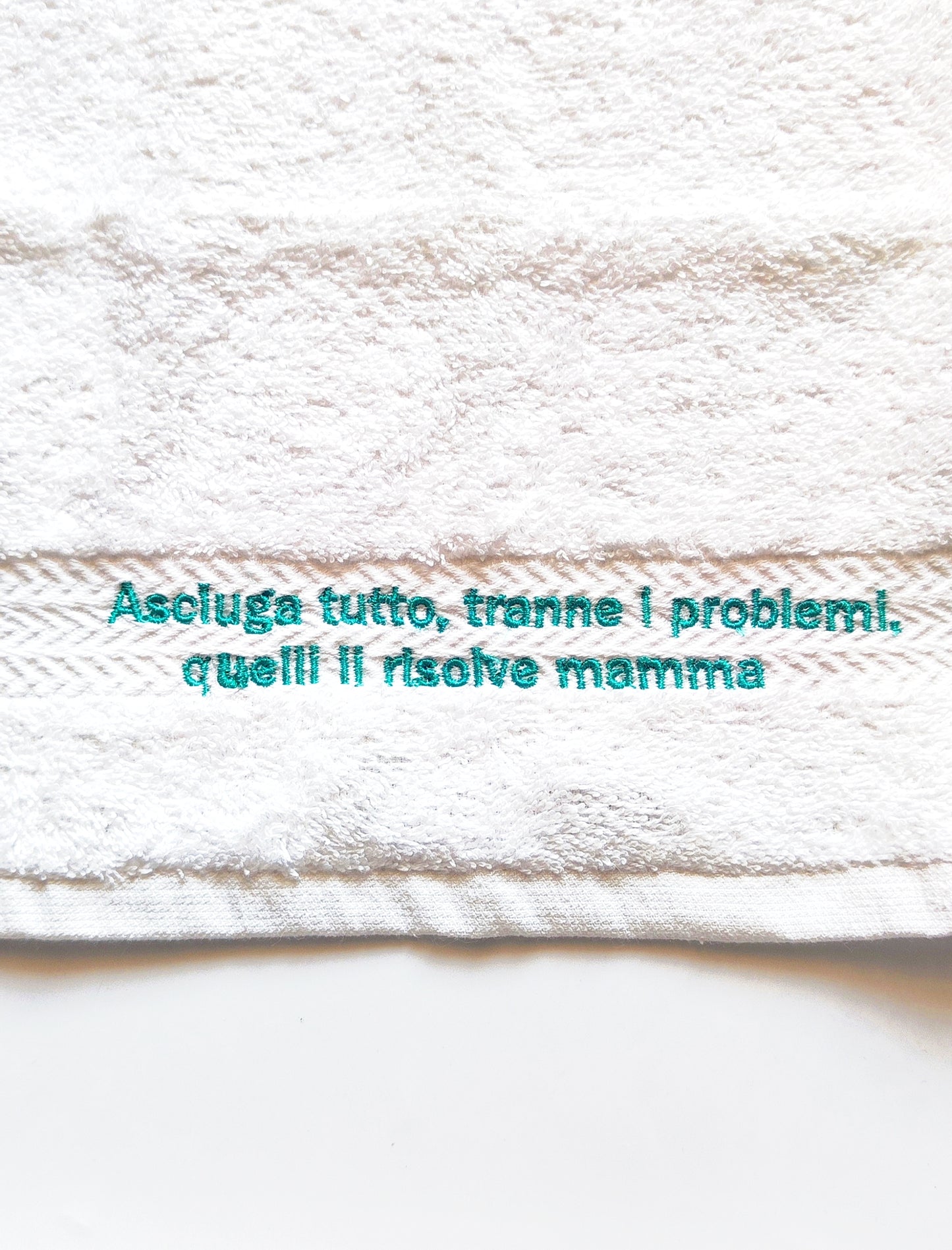 ASCIUGAMANI PERSONALIZZATI FRASE 30x30 cm