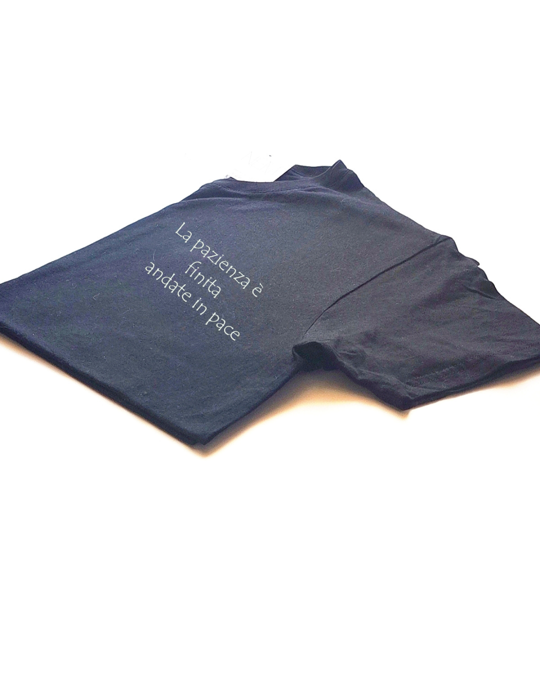 T-SHIRT RICAMO FRASE