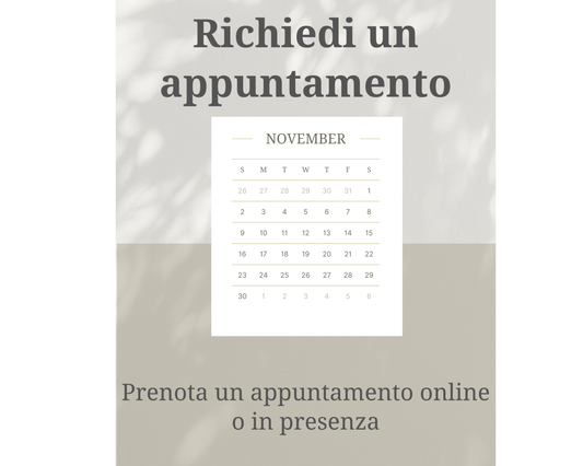 PRENOTA UN APPUNTAMENTO