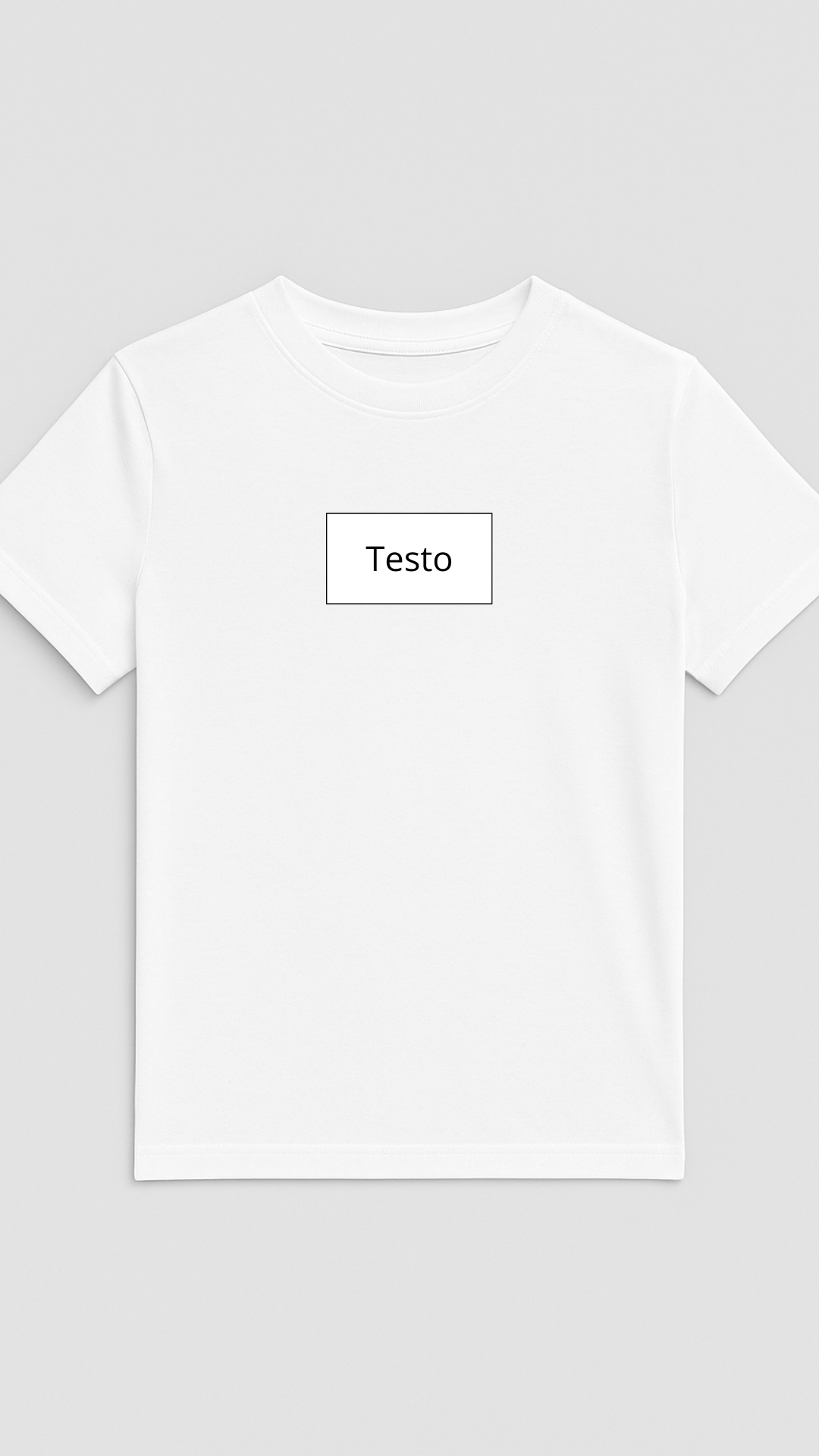 T-SHIRT RICAMO FRASE + IMMAGINE