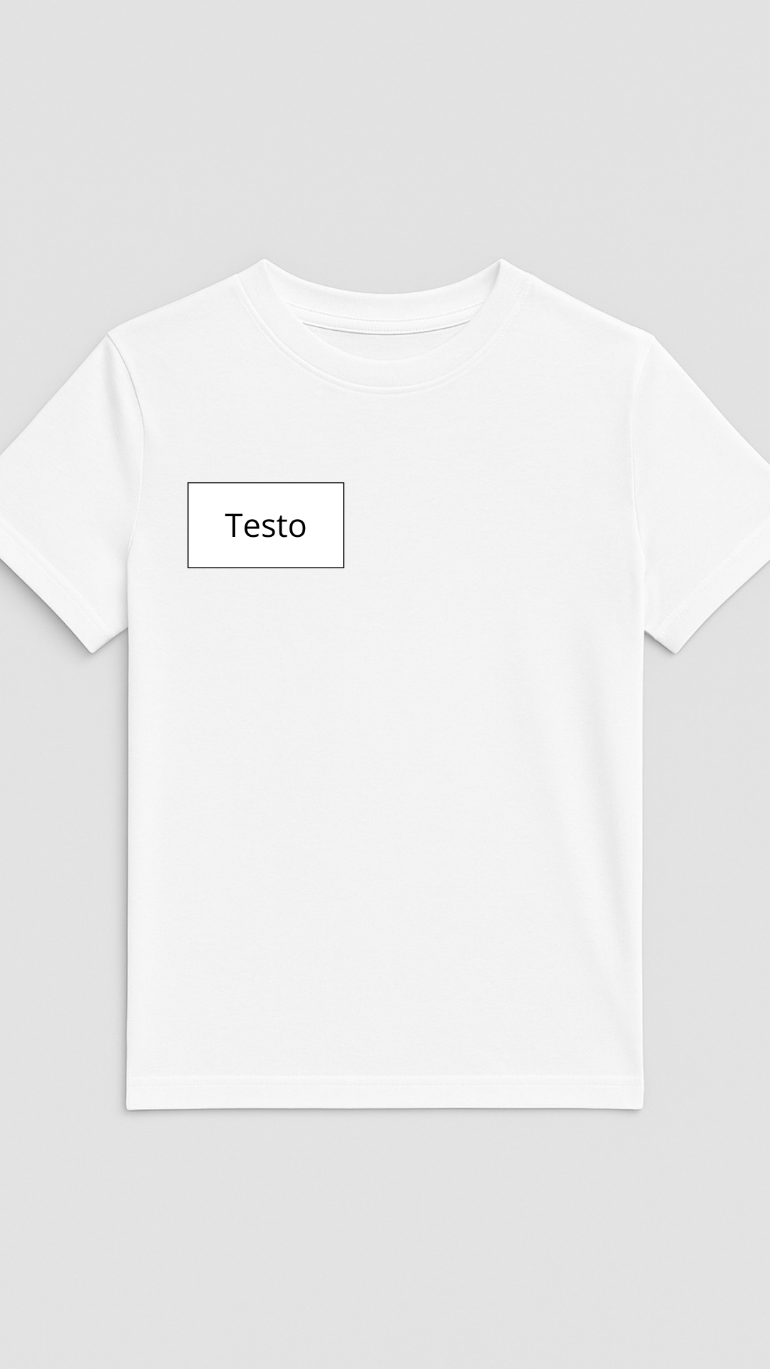 T-SHIRT RICAMO FRASE + IMMAGINE