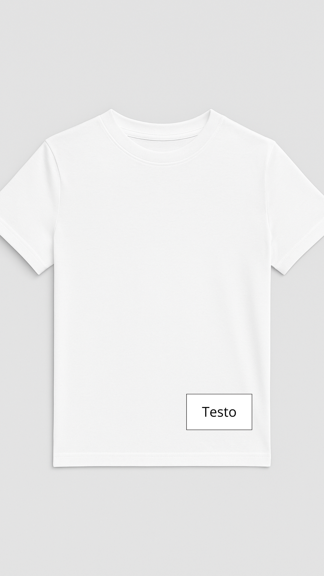 T-SHIRT RICAMO FRASE + IMMAGINE