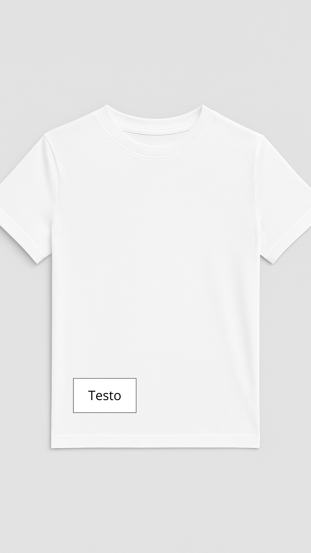 T-SHIRT RICAMO FRASE + IMMAGINE