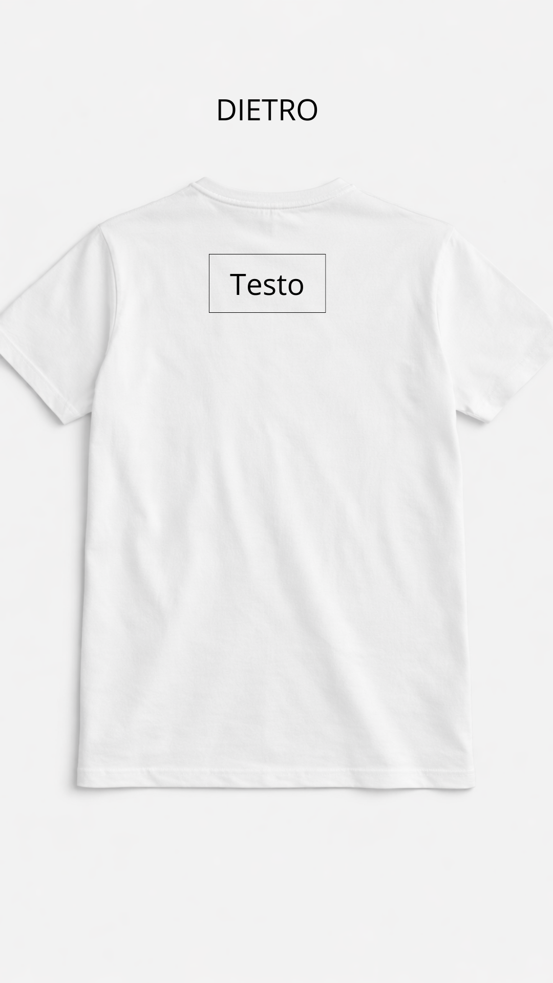 T-SHIRT RICAMO FRASE + IMMAGINE