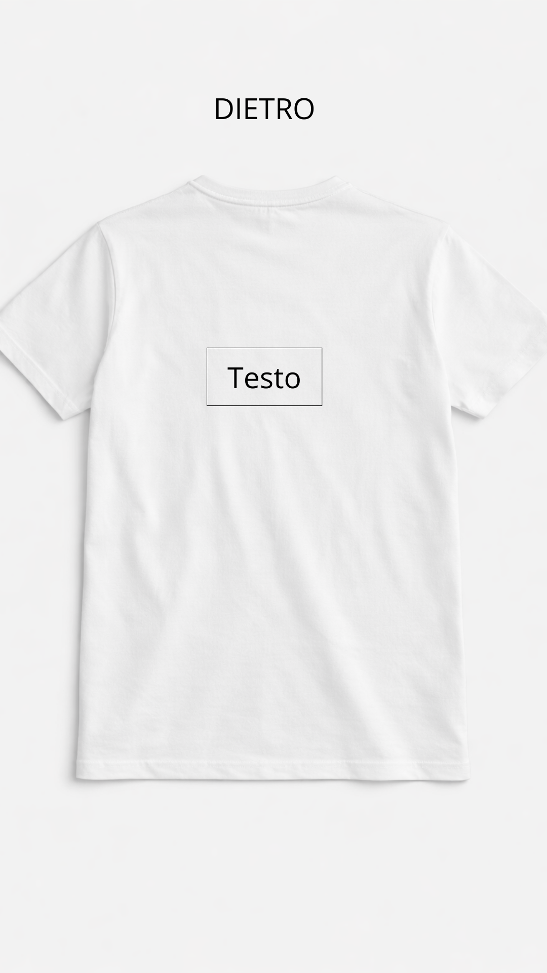 T-SHIRT RICAMO FRASE + IMMAGINE