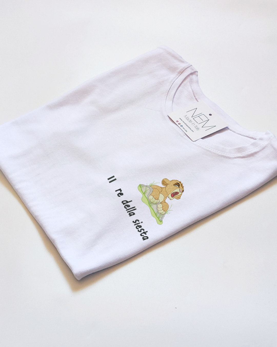 T-SHIRT RICAMO IMMAGINE + NOME/FRASE DISNEY